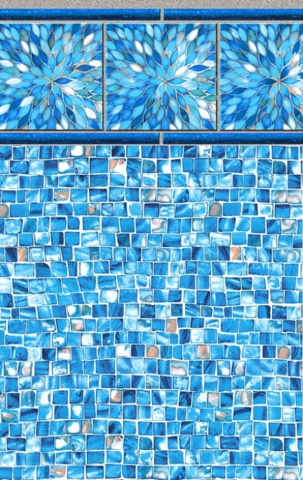 Aster Tile / Ocean Breeze Floor, a Merlin Industries liner pattern