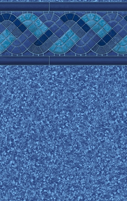 Blue Trinidad Tile / Jamaica Floor, a Merlin Industries liner pattern