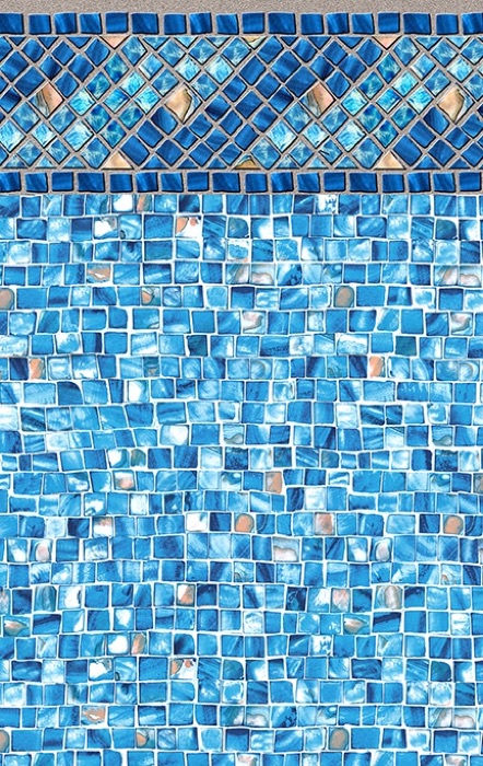 Luxe Gemstone Tile / Ocean Breeze Floor, a Merlin Industries liner pattern