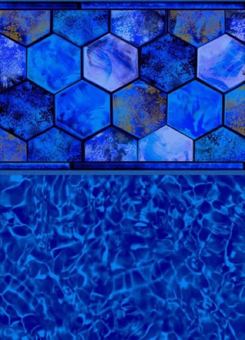 Milos Tile / Blue Pointe Floor, a Merlin Industries liner pattern