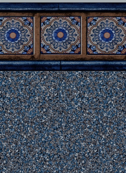 Pacific Tile / Sea Slate Floor, a Merlin Industries liner pattern