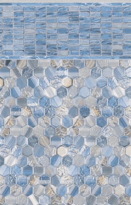 Serene Tile / Honey Pearl Floor, a Merlin Industries liner pattern